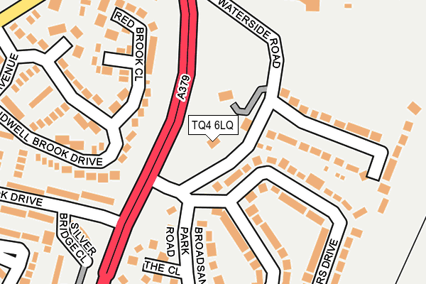 TQ4 6LQ map - OS OpenMap – Local (Ordnance Survey) TQ4 6LQ map - OS OpenMap – Local (Ordnance Survey)
