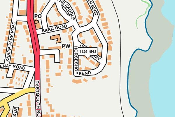 TQ4 6NJ map - OS OpenMap – Local (Ordnance Survey) TQ4 6NJ map - OS OpenMap – Local (Ordnance Survey)