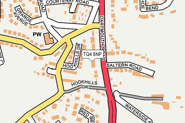 TQ4 6NP map - OS OpenMap – Local (Ordnance Survey) TQ4 6NP map - OS OpenMap – Local (Ordnance Survey)