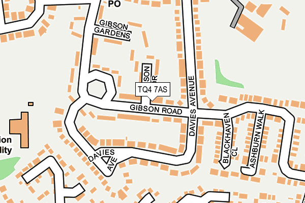 TQ4 7AS map - OS OpenMap – Local (Ordnance Survey) TQ4 7AS map - OS OpenMap – Local (Ordnance Survey)