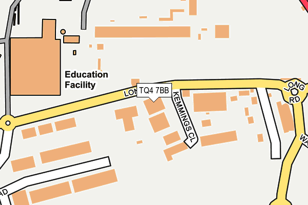 TQ4 7BB map - OS OpenMap – Local (Ordnance Survey) TQ4 7BB map - OS OpenMap – Local (Ordnance Survey)