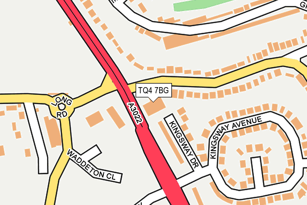 TQ4 7BG map - OS OpenMap – Local (Ordnance Survey) TQ4 7BG map - OS OpenMap – Local (Ordnance Survey)