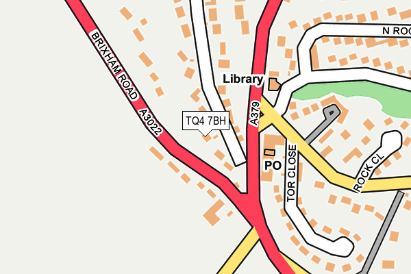 TQ4 7BH map - OS OpenMap – Local (Ordnance Survey) TQ4 7BH map - OS OpenMap – Local (Ordnance Survey)