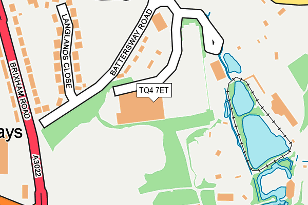 TQ4 7ET map - OS OpenMap – Local (Ordnance Survey) TQ4 7ET map - OS OpenMap – Local (Ordnance Survey)