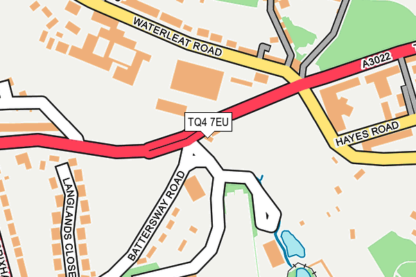 TQ4 7EU map - OS OpenMap – Local (Ordnance Survey) TQ4 7EU map - OS OpenMap – Local (Ordnance Survey)
