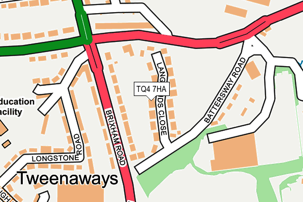 TQ4 7HA map - OS OpenMap – Local (Ordnance Survey) TQ4 7HA map - OS OpenMap – Local (Ordnance Survey)