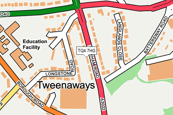 TQ4 7HG map - OS OpenMap – Local (Ordnance Survey)