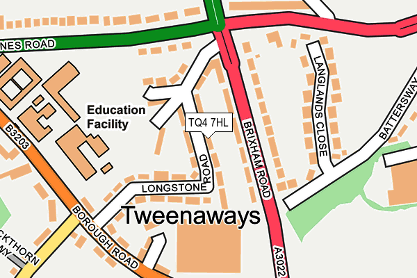 TQ4 7HL map - OS OpenMap – Local (Ordnance Survey)