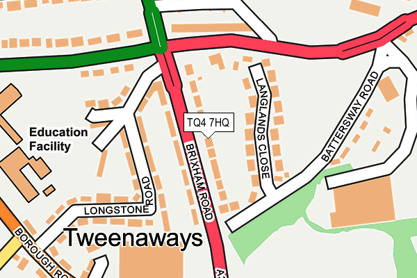 TQ4 7HQ map - OS OpenMap – Local (Ordnance Survey)