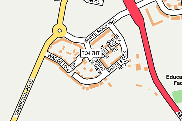 TQ4 7HT map - OS OpenMap – Local (Ordnance Survey) TQ4 7HT map - OS OpenMap – Local (Ordnance Survey)