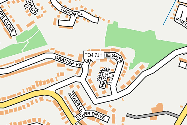 TQ4 7JH map - OS OpenMap – Local (Ordnance Survey) TQ4 7JH map - OS OpenMap – Local (Ordnance Survey)