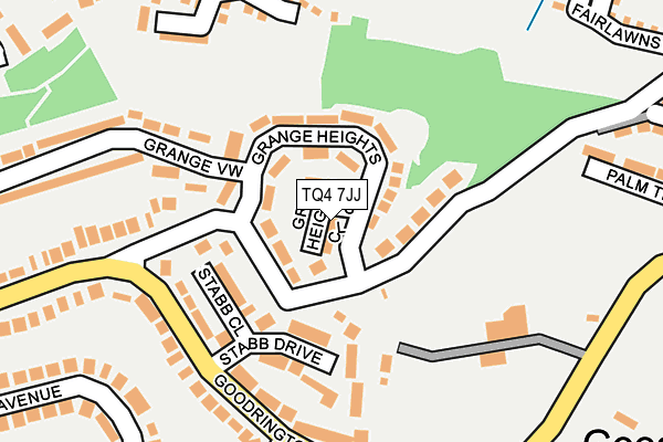 TQ4 7JJ map - OS OpenMap – Local (Ordnance Survey) TQ4 7JJ map - OS OpenMap – Local (Ordnance Survey)