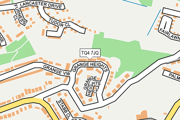 TQ4 7JQ map - OS OpenMap – Local (Ordnance Survey) TQ4 7JQ map - OS OpenMap – Local (Ordnance Survey)