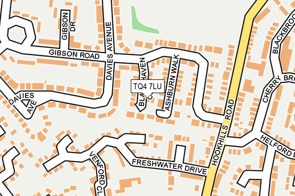 TQ4 7LU map - OS OpenMap – Local (Ordnance Survey) TQ4 7LU map - OS OpenMap – Local (Ordnance Survey)