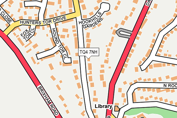 TQ4 7NH map - OS OpenMap – Local (Ordnance Survey) TQ4 7NH map - OS OpenMap – Local (Ordnance Survey)