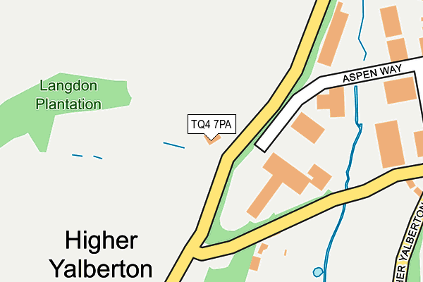 TQ4 7PA map - OS OpenMap – Local (Ordnance Survey) TQ4 7PA map - OS OpenMap – Local (Ordnance Survey)
