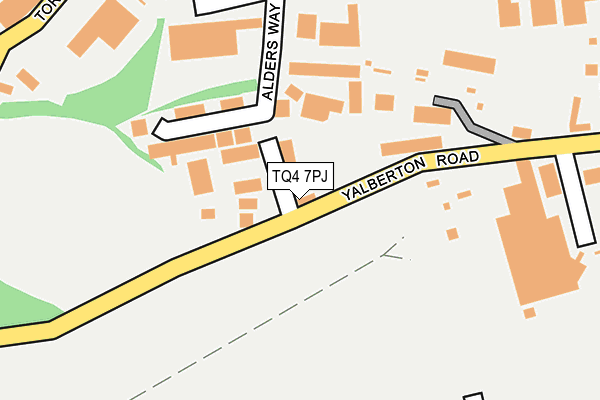 TQ4 7PJ map - OS OpenMap – Local (Ordnance Survey)