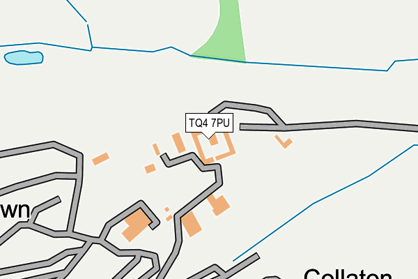 TQ4 7PU map - OS OpenMap – Local (Ordnance Survey) TQ4 7PU map - OS OpenMap – Local (Ordnance Survey)