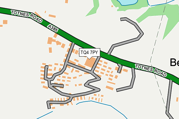 TQ4 7PY map - OS OpenMap – Local (Ordnance Survey)