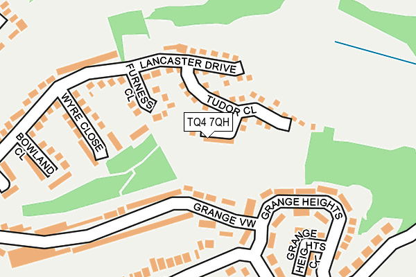 TQ4 7QH map - OS OpenMap – Local (Ordnance Survey)