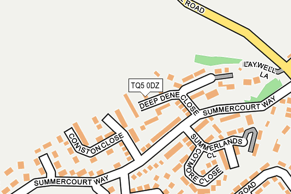TQ5 0DZ map - OS OpenMap – Local (Ordnance Survey)