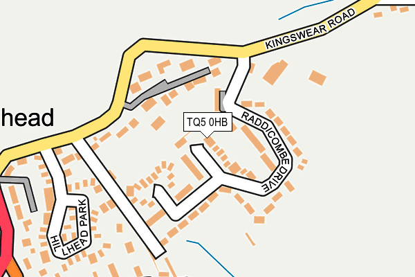 TQ5 0HB map - OS OpenMap – Local (Ordnance Survey) TQ5 0HB map - OS OpenMap – Local (Ordnance Survey)