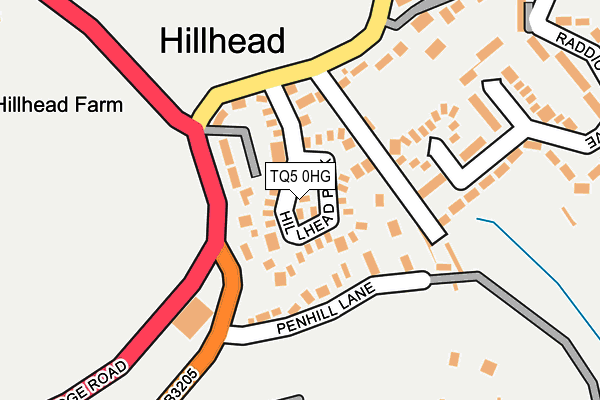 TQ5 0HG map - OS OpenMap – Local (Ordnance Survey) TQ5 0HG map - OS OpenMap – Local (Ordnance Survey)