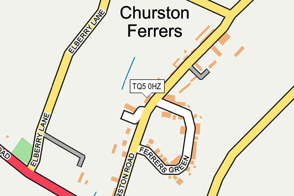 TQ5 0HZ map - OS OpenMap – Local (Ordnance Survey)