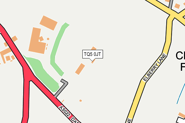 TQ5 0JT map - OS OpenMap – Local (Ordnance Survey)