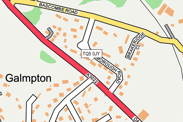 TQ5 0JY map - OS OpenMap – Local (Ordnance Survey)