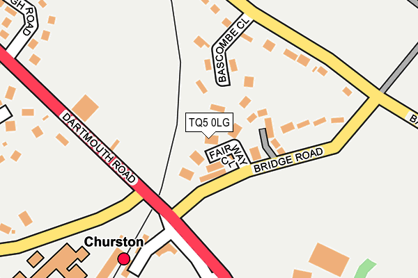 TQ5 0LG map - OS OpenMap – Local (Ordnance Survey)