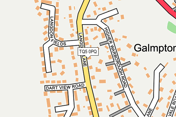TQ5 0PQ map - OS OpenMap – Local (Ordnance Survey)