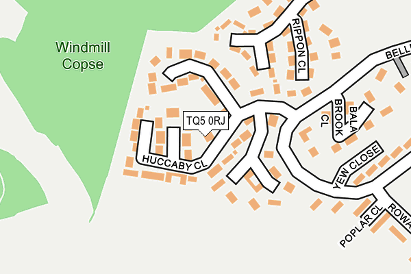 TQ5 0RJ map - OS OpenMap – Local (Ordnance Survey) TQ5 0RJ map - OS OpenMap – Local (Ordnance Survey)