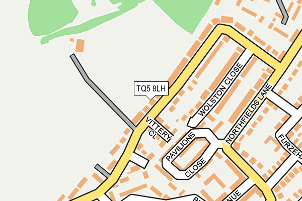 TQ5 8LH map - OS OpenMap – Local (Ordnance Survey) TQ5 8LH map - OS OpenMap – Local (Ordnance Survey)