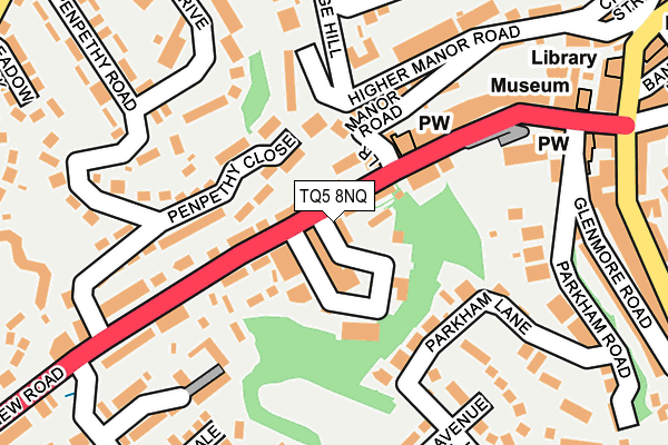 TQ5 8NQ map - OS OpenMap – Local (Ordnance Survey)