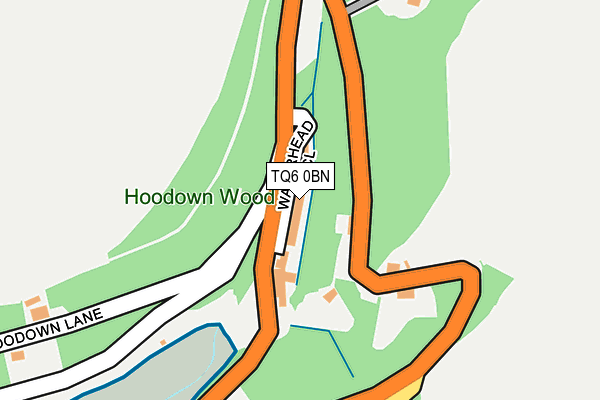 TQ6 0BN map - OS OpenMap – Local (Ordnance Survey) TQ6 0BN map - OS OpenMap – Local (Ordnance Survey)