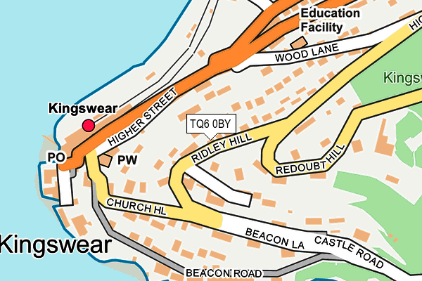 TQ6 0BY map - OS OpenMap – Local (Ordnance Survey) TQ6 0BY map - OS OpenMap – Local (Ordnance Survey)