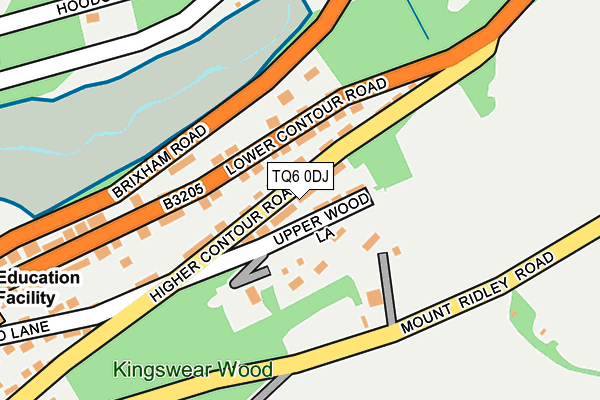 TQ6 0DJ map - OS OpenMap – Local (Ordnance Survey) TQ6 0DJ map - OS OpenMap – Local (Ordnance Survey)