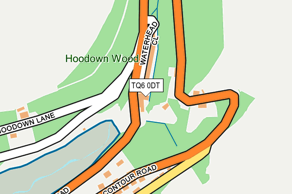 TQ6 0DT map - OS OpenMap – Local (Ordnance Survey) TQ6 0DT map - OS OpenMap – Local (Ordnance Survey)