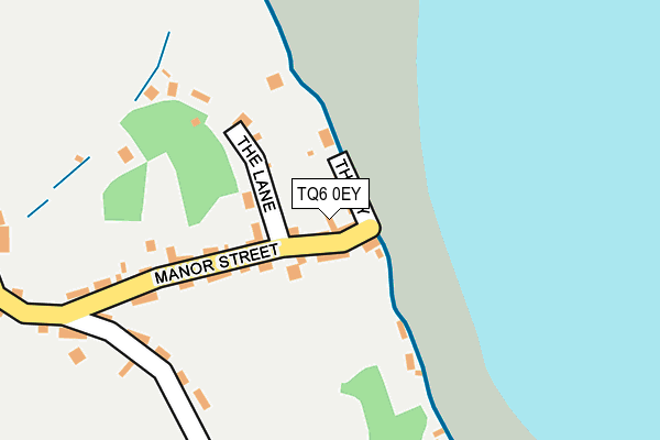 TQ6 0EY map - OS OpenMap – Local (Ordnance Survey) TQ6 0EY map - OS OpenMap – Local (Ordnance Survey)