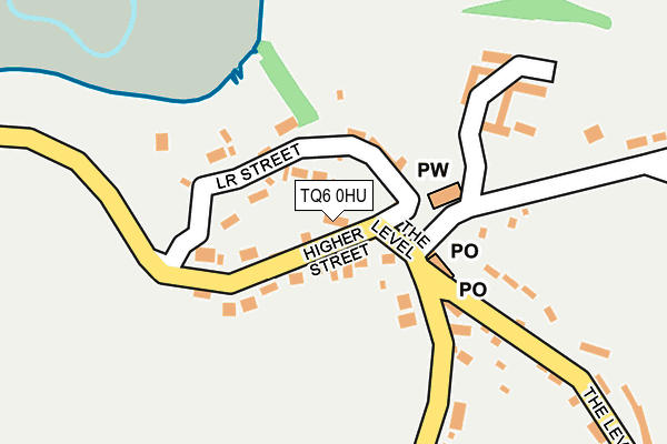 TQ6 0HU map - OS OpenMap – Local (Ordnance Survey) TQ6 0HU map - OS OpenMap – Local (Ordnance Survey)