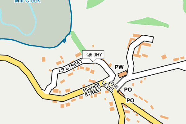 TQ6 0HY map - OS OpenMap – Local (Ordnance Survey) TQ6 0HY map - OS OpenMap – Local (Ordnance Survey)