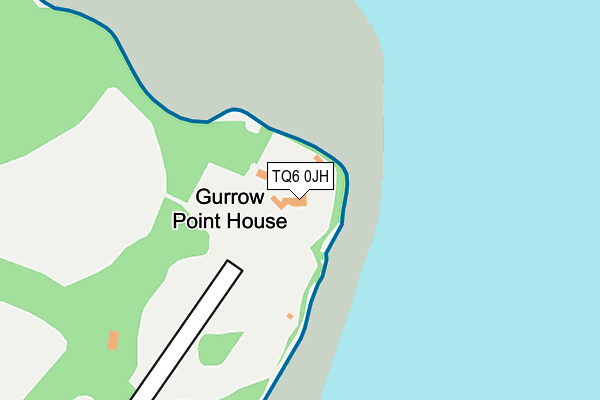 TQ6 0JH map - OS OpenMap – Local (Ordnance Survey)