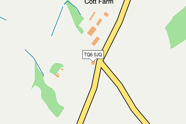 TQ6 0JQ map - OS OpenMap – Local (Ordnance Survey)