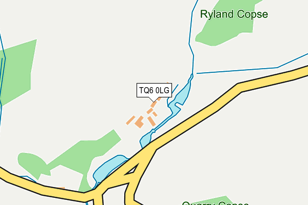 TQ6 0LG map - OS OpenMap – Local (Ordnance Survey) TQ6 0LG map - OS OpenMap – Local (Ordnance Survey)