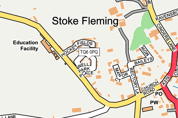 TQ6 0PQ map - OS OpenMap – Local (Ordnance Survey)