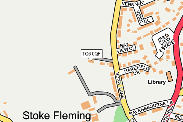 TQ6 0QF map - OS OpenMap – Local (Ordnance Survey) TQ6 0QF map - OS OpenMap – Local (Ordnance Survey)