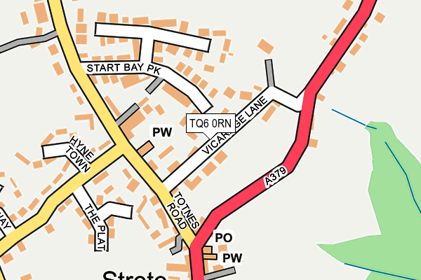 TQ6 0RN map - OS OpenMap – Local (Ordnance Survey) TQ6 0RN map - OS OpenMap – Local (Ordnance Survey)