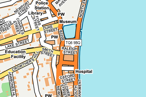 TQ6 9BQ map - OS OpenMap – Local (Ordnance Survey) TQ6 9BQ map - OS OpenMap – Local (Ordnance Survey)