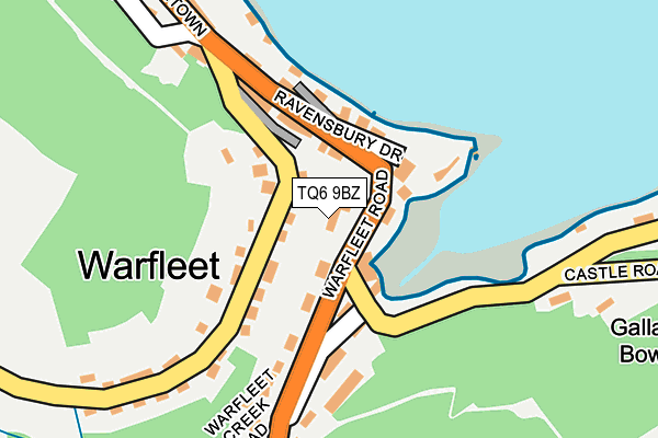 TQ6 9BZ map - OS OpenMap – Local (Ordnance Survey) TQ6 9BZ map - OS OpenMap – Local (Ordnance Survey)